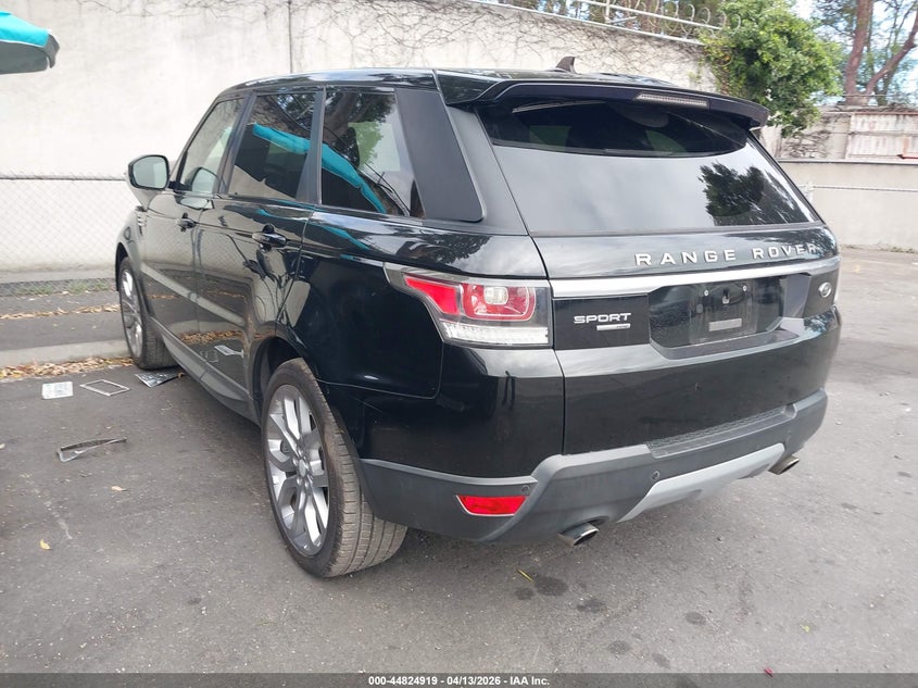 2015 Land rover Range rover sport VIN SALWR2VF0FA537665 IAAI salvage auction — FRONT END, Salvage Title, sold $5,050 on 2026-07-15 (photo 3)