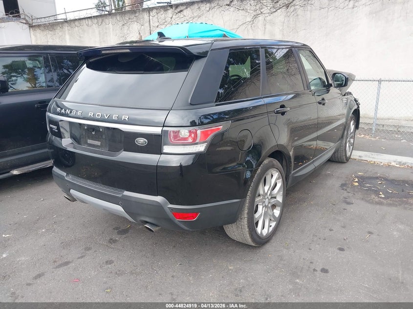 2015 Land rover Range rover sport VIN SALWR2VF0FA537665 IAAI salvage auction — FRONT END, Salvage Title, sold $5,050 on 2026-07-15 (photo 4)
