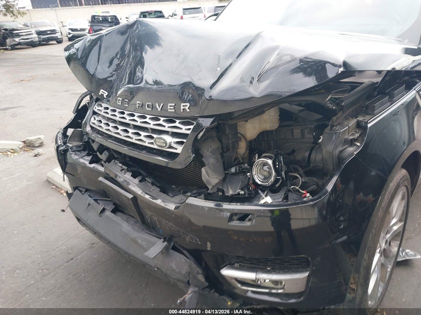 2015 Land rover Range rover sport VIN SALWR2VF0FA537665 IAAI salvage auction — FRONT END, Salvage Title, sold $5,050 on 2026-07-15 (photo 6)