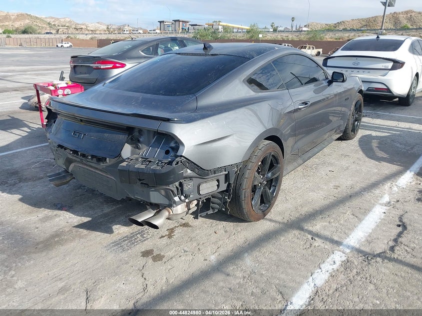 2022 Ford Mustang VIN 1FA6P8CF2N5108205 IAAI salvage auction — SIDE, Wait Title, sold $13,300 on 2026-07-11 (photo 4)