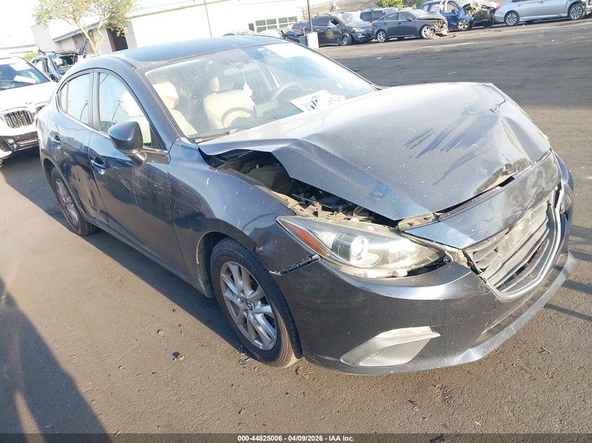 2016 Mazda 3 VIN 3MZBM1U72GM321469 IAAI salvage auction — FRONT END, Salvage Title, sold $1,550 on 2026-07-31 (photo 1)