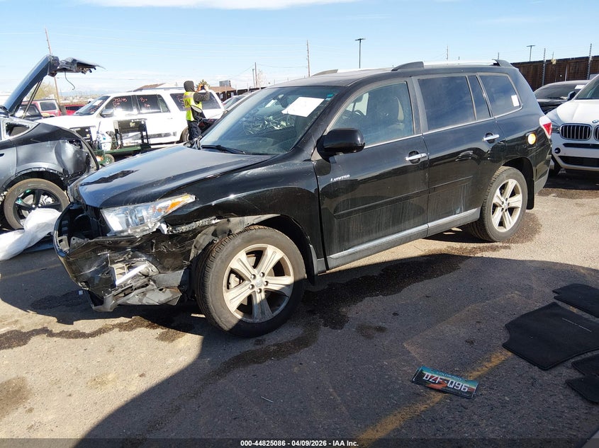 2013 Toyota Highlander VIN 5TDDK3EH3DS178189 IAAI salvage auction — FRONT END, Salvage Title, sold $3,750 on 2026-07-10 (photo 2)