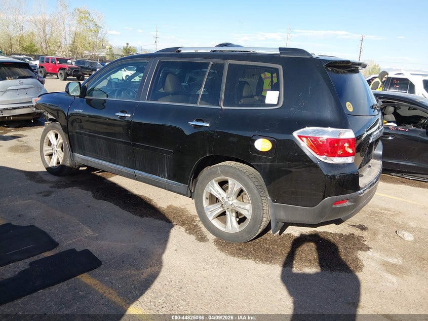 2013 Toyota Highlander VIN 5TDDK3EH3DS178189 IAAI salvage auction — FRONT END, Salvage Title, sold $3,750 on 2026-07-10 (photo 3)