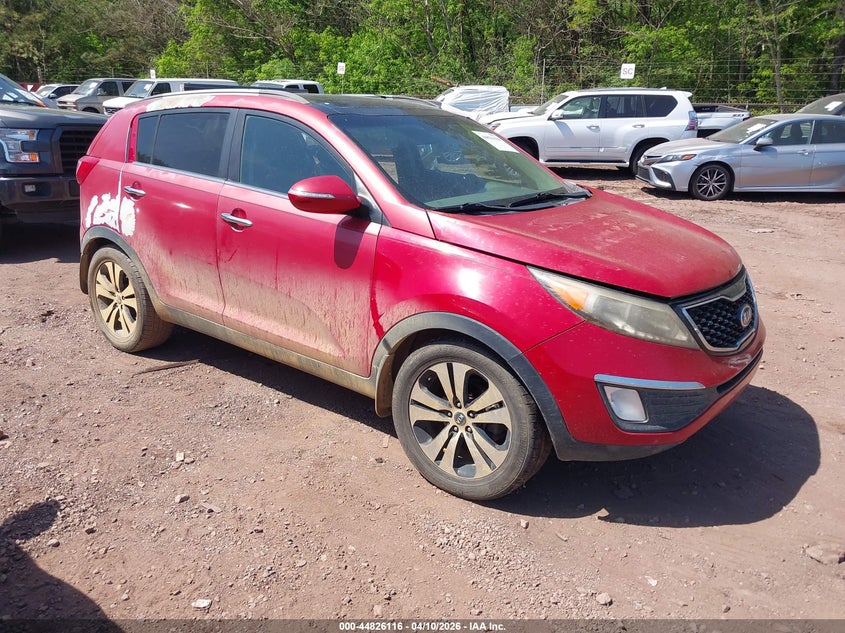 2011 Kia Sportage VIN KNDPC3A24B7160979 IAAI salvage auction — NORMAL WEAR, Clear (Alabama), sold $775 on 2026-07-15 (photo 1)