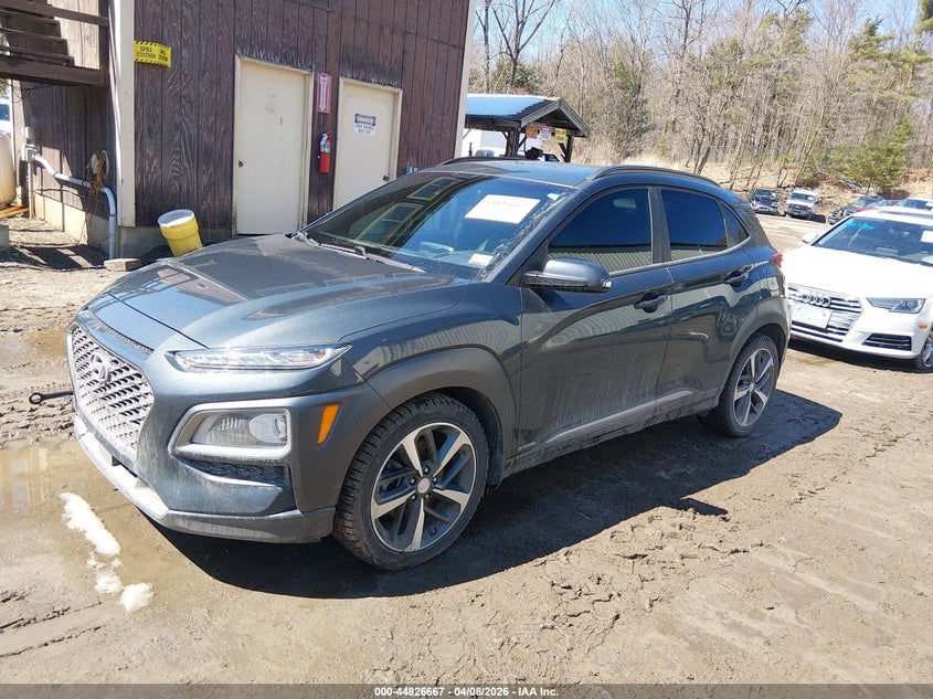 2019 Hyundai Kona VIN KM8K53A58KU202985 IAAI salvage auction — RIGHT FRONT, Salvage (Vermont), sold $2,225 on 2026-07-30 (photo 2)