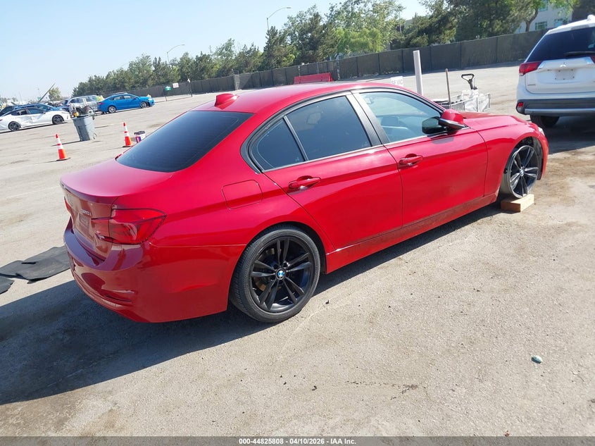 2016 BMW 3er VIN WBA8E1G51GNU11624 IAAI salvage auction — RIGHT FRONT, Salvage Title, sold $1,850 on 2026-07-13 (photo 4)