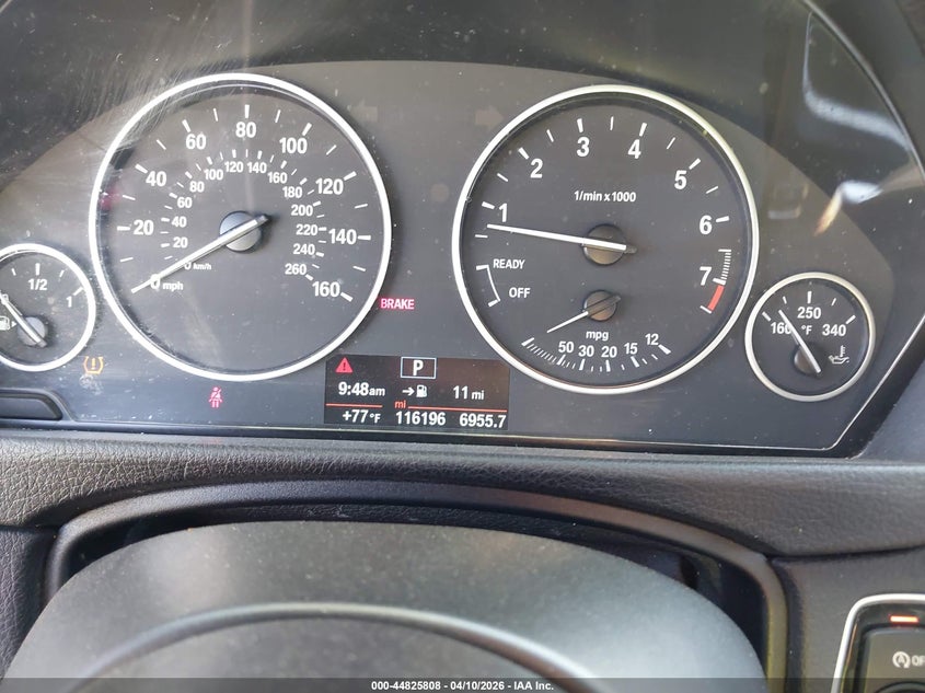 2016 BMW 3er VIN WBA8E1G51GNU11624 IAAI salvage auction — RIGHT FRONT, Salvage Title, sold $1,850 on 2026-07-13 (photo 7)