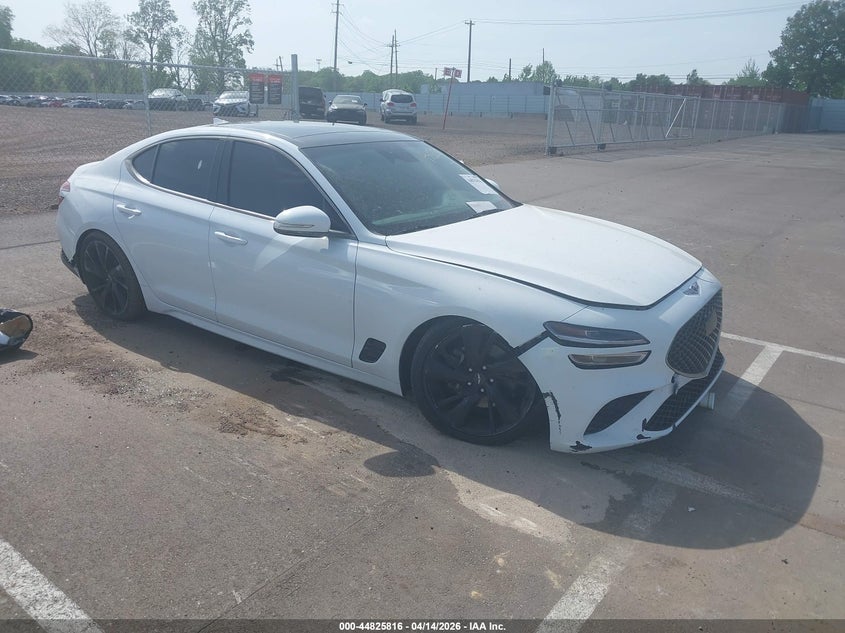 2023 Genesis G70 VIN KMTG34TAXPU115100 — IAAI salvage auction photo