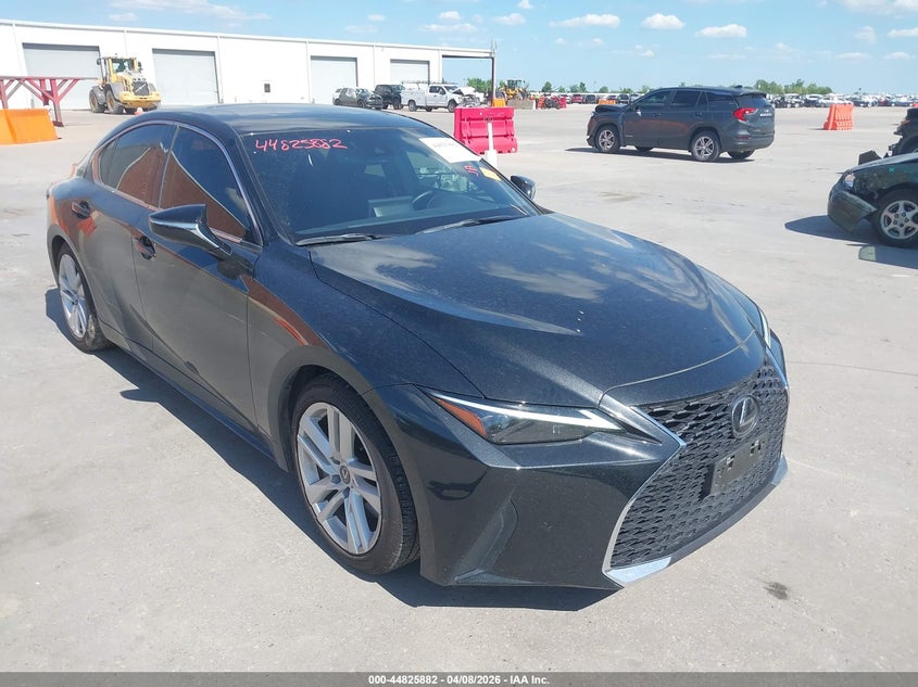 2023 Lexus Is VIN JTHCA1D20P5124261 IAAI salvage auction — LEFT SIDE, Original (Texas), sold $16,150 on 2026-07-08 (photo 1)