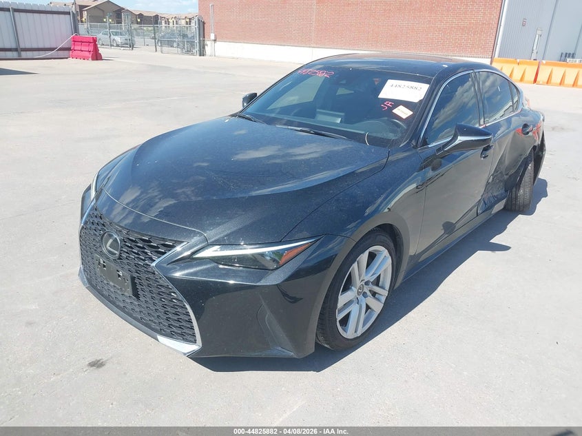 2023 Lexus Is VIN JTHCA1D20P5124261 IAAI salvage auction — LEFT SIDE, Original (Texas), sold $16,150 on 2026-07-08 (photo 2)