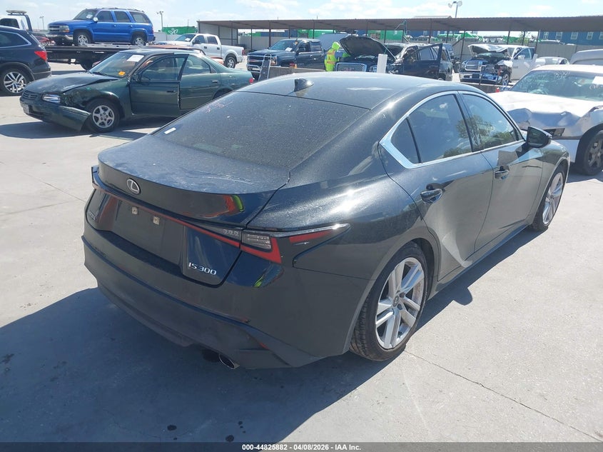 2023 Lexus Is VIN JTHCA1D20P5124261 IAAI salvage auction — LEFT SIDE, Original (Texas), sold $16,150 on 2026-07-08 (photo 4)