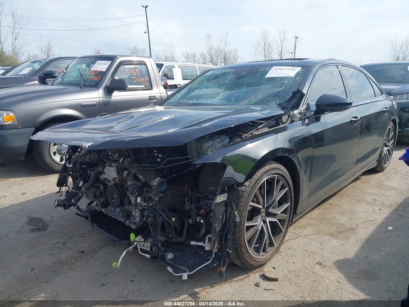 2021 Audi A8 VIN WAU8EAF84MN011533 IAAI salvage auction — FRONT END, Wait Title, sold $12,500 on 2026-07-21 (photo 2)