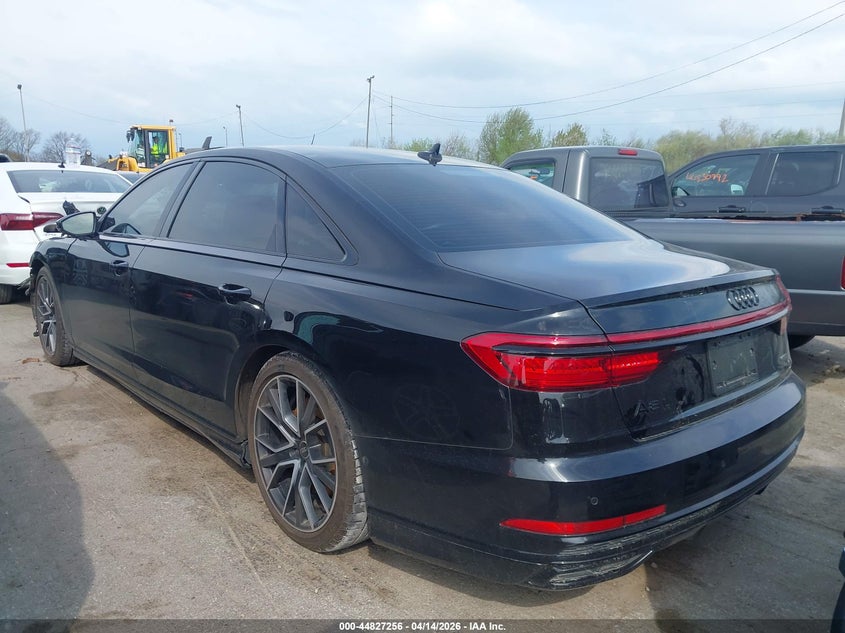 2021 Audi A8 VIN WAU8EAF84MN011533 IAAI salvage auction — FRONT END, Wait Title, sold $12,500 on 2026-07-21 (photo 3)