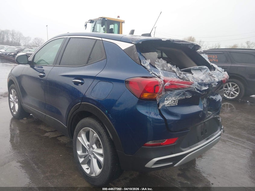 2020 Buick Encore gx VIN KL4MMBS25LB121027 IAAI salvage auction — REAR END, Salvage Title, sold $3,750 on 2026-07-21 (photo 3)