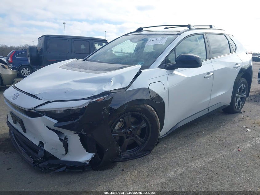 2025 Toyota Bz4x VIN JTMAAAAA5SA068676 IAAI salvage auction — FRONT & REAR, Salvage (New Jersey), sold $8,350 on 2026-08-13 (photo 2)