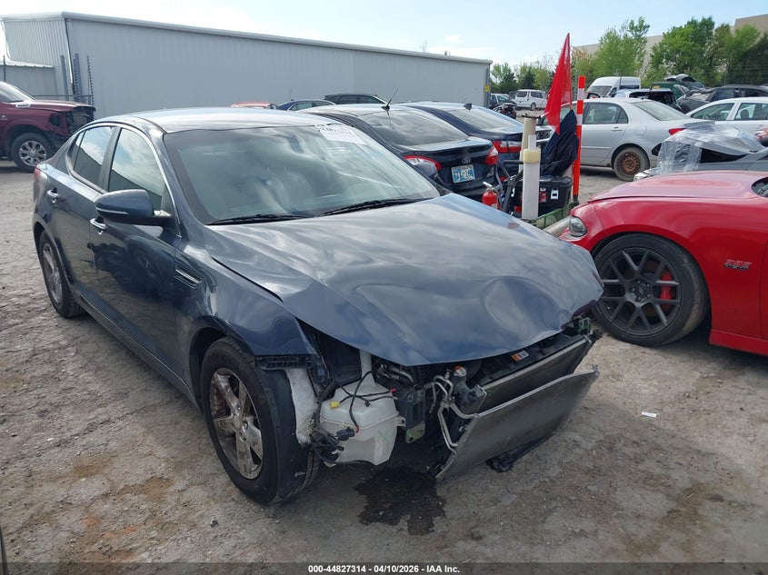 2015 Kia Optima VIN 5XXGM4A75FG488598 IAAI salvage auction — FRONT END, Junk (Oklahoma), sold $25 on 2026-07-29 (photo 1)