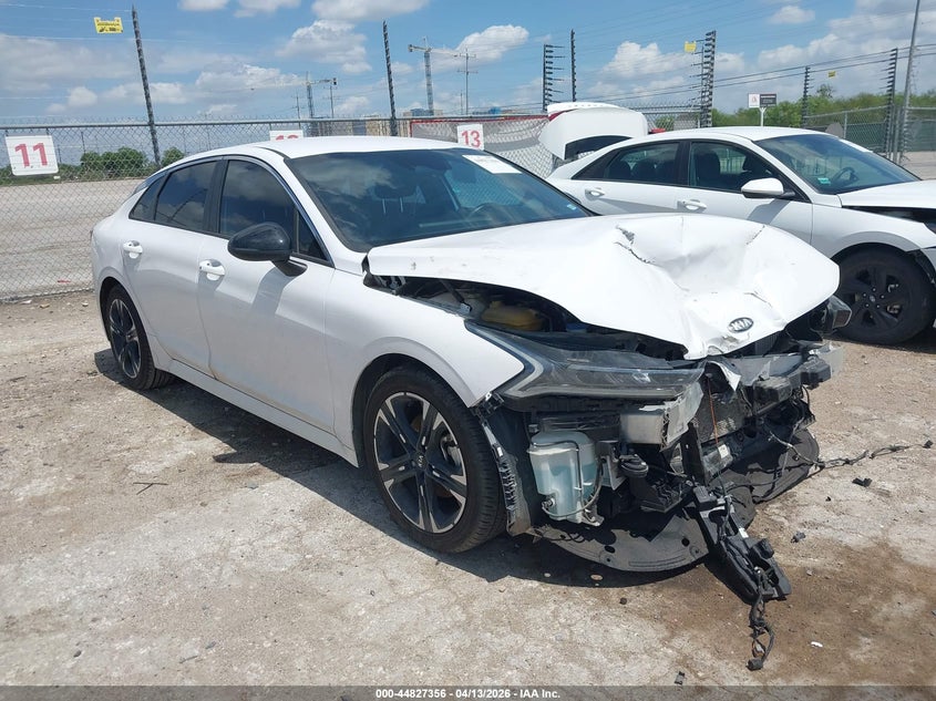 2021 Kia K5 VIN 5XXG64J21MG055288 IAAI salvage auction — FRONT END, Original (Texas), sold $4,150 on 2026-07-06 (photo 1)
