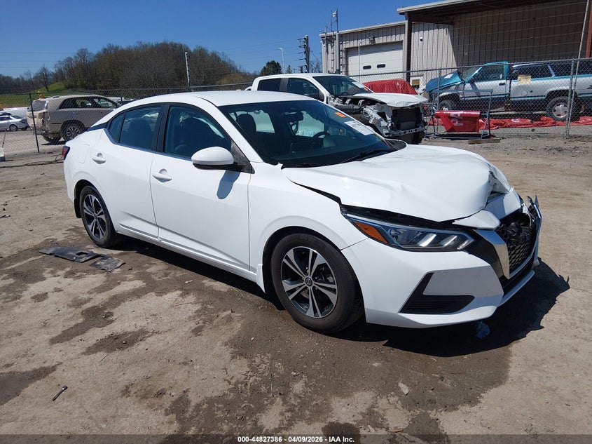 2020 Nissan Sentra VIN 3N1AB8CV0LY229957 IAAI salvage auction — FRONT END, Salvage (West Virginia), sold $2,075 on 2026-07-22 (photo 1)