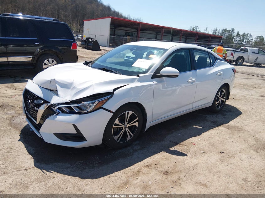 2020 Nissan Sentra VIN 3N1AB8CV0LY229957 IAAI salvage auction — FRONT END, Salvage (West Virginia), sold $2,075 on 2026-07-22 (photo 2)