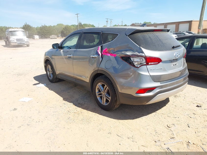 2017 Hyundai Santa fe VIN 5XYZT3LB6HG403371 IAAI salvage auction — LEFT REAR, Salvage Title, sold $2,975 on 2026-07-13 (photo 3)