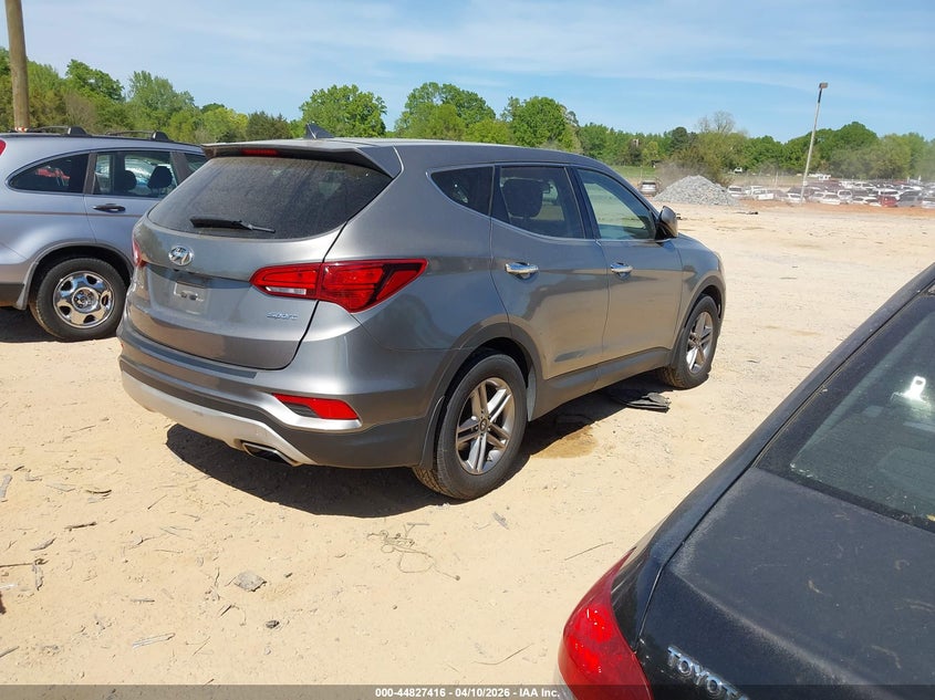 2017 Hyundai Santa fe VIN 5XYZT3LB6HG403371 IAAI salvage auction — LEFT REAR, Salvage Title, sold $2,975 on 2026-07-13 (photo 4)