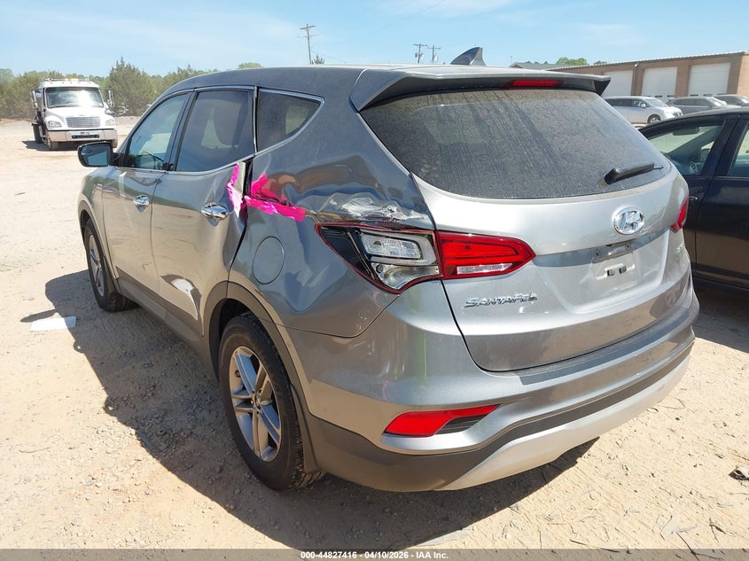 2017 Hyundai Santa fe VIN 5XYZT3LB6HG403371 IAAI salvage auction — LEFT REAR, Salvage Title, sold $2,975 on 2026-07-13 (photo 6)