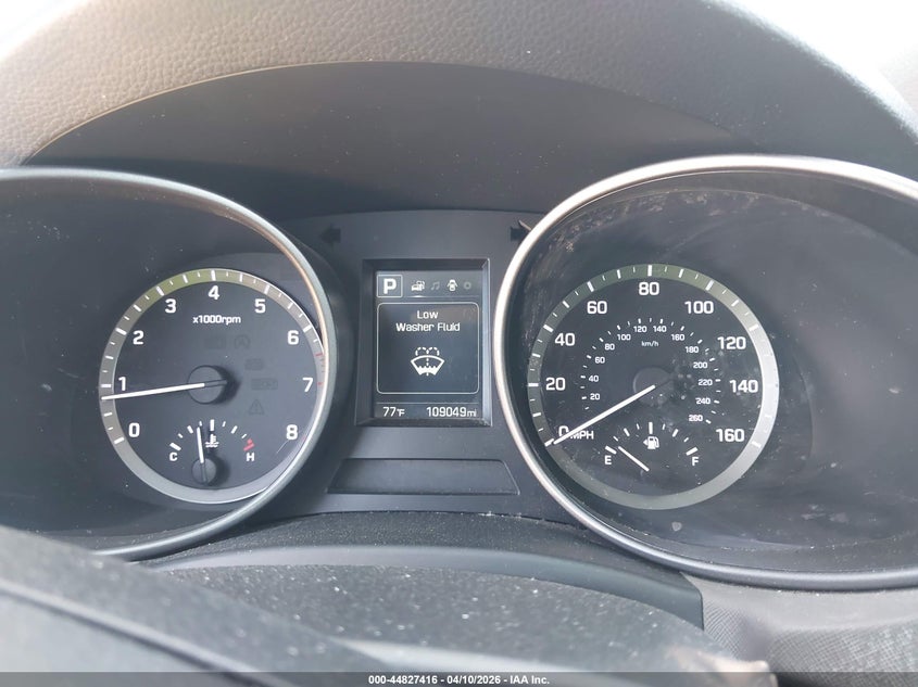 2017 Hyundai Santa fe VIN 5XYZT3LB6HG403371 IAAI salvage auction — LEFT REAR, Salvage Title, sold $2,975 on 2026-07-13 (photo 7)