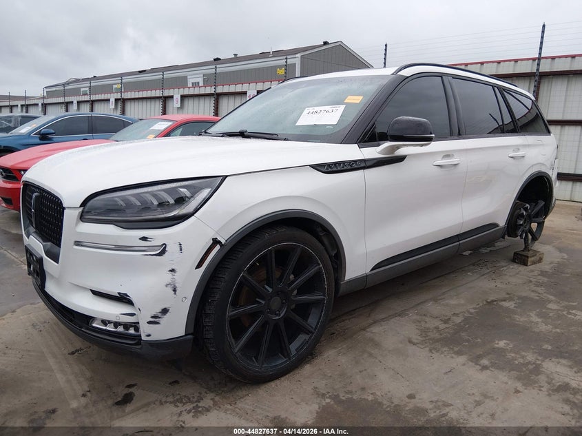 2020 Lincoln Aviator VIN 5LM5J7WC0LGL23370 IAAI salvage auction — LEFT SIDE, Wait Title, sold $7,800 on 2026-07-21 (photo 6)