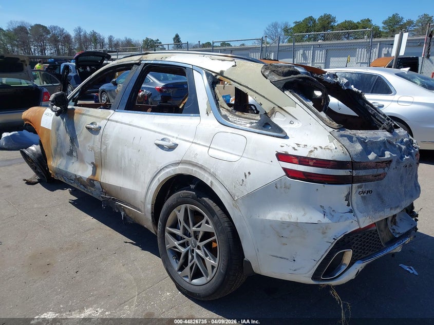 2023 Genesis Gv70 VIN KMUMADTB8PU120552 IAAI salvage auction — TOTAL BURN, Salvage Title, sold $100 on 2026-07-21 (photo 3)