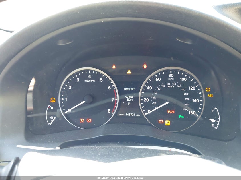 2013 Lexus VIN JTHBK1GGXD2077527 IAAI salvage auction — FRONT END, Salvage - Greater Than 75% (Maryland), sold $1,600 on 2026-07-15 (photo 7)