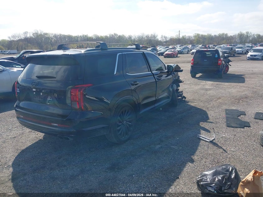 2025 Hyundai Palisade VIN KM8R7DGE0SU836071 IAAI salvage auction — FRONT END, Salvage - Greater Than 75% (Maryland), sold $15,500 on 2026-07-30 (photo 4)