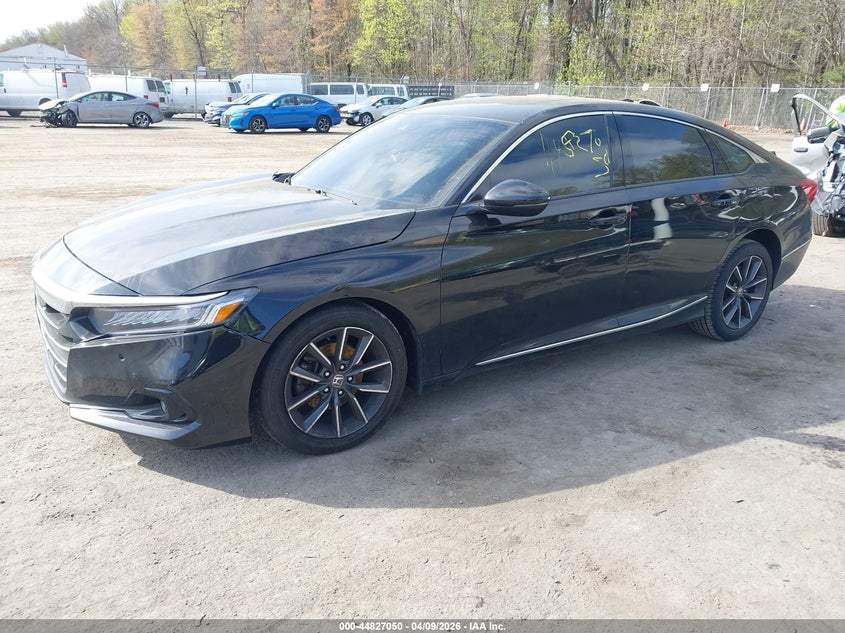 2021 Honda Accord VIN 1HGCV1F53MA057205 IAAI salvage auction — RIGHT SIDE, Certificate Of Destruction (Florida), sold $3,850 on 2026-07-23 (photo 2)