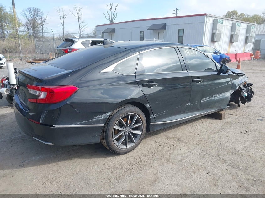 2021 Honda Accord VIN 1HGCV1F53MA057205 IAAI salvage auction — RIGHT SIDE, Certificate Of Destruction (Florida), sold $3,850 on 2026-07-23 (photo 4)