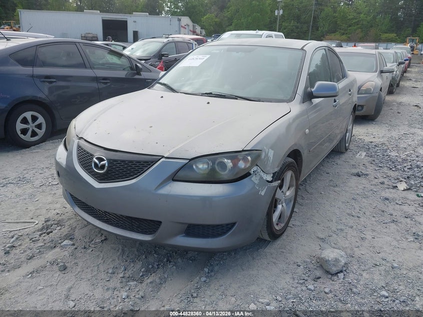 2005 Mazda 3 VIN JM1BK12F851326995 IAAI salvage auction — RIGHT SIDE, Salvage (Georgia), sold $200 on 2026-07-14 (photo 2)