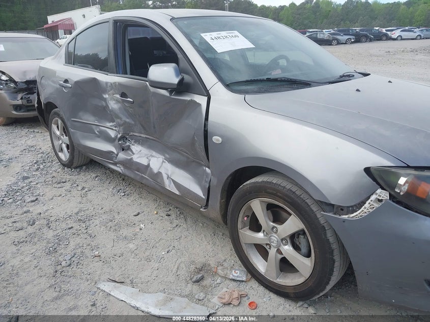 2005 Mazda 3 VIN JM1BK12F851326995 IAAI salvage auction — RIGHT SIDE, Salvage (Georgia), sold $200 on 2026-07-14 (photo 6)