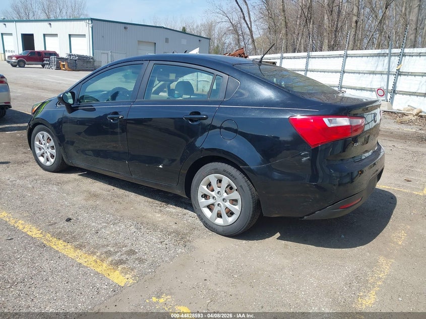 2013 Kia Rio VIN KNADM4A30D6170915 IAAI salvage auction — FRONT END, Salvage Title, sold $600 on 2026-07-20 (photo 3)