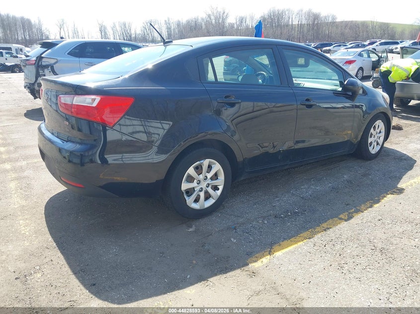 2013 Kia Rio VIN KNADM4A30D6170915 IAAI salvage auction — FRONT END, Salvage Title, sold $600 on 2026-07-20 (photo 4)