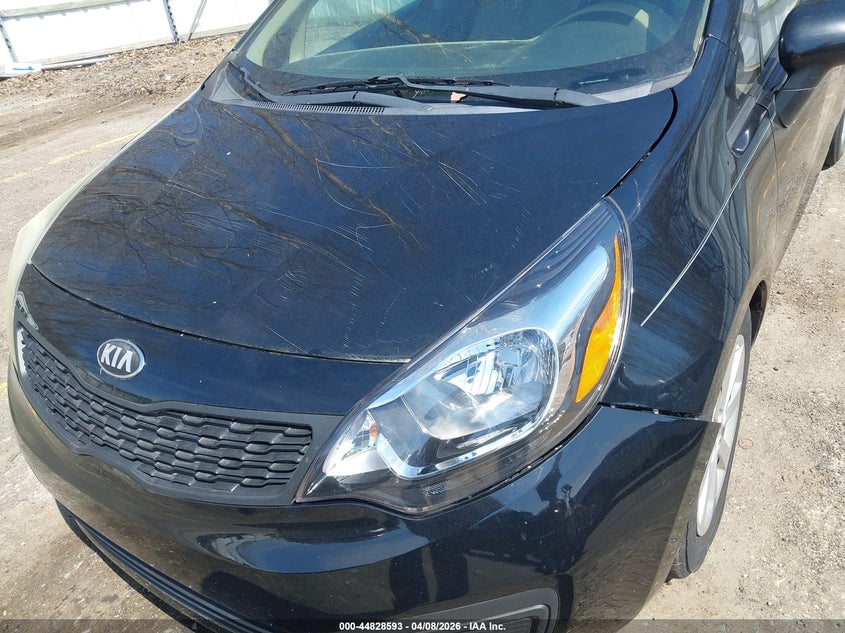2013 Kia Rio VIN KNADM4A30D6170915 IAAI salvage auction — FRONT END, Salvage Title, sold $600 on 2026-07-20 (photo 6)