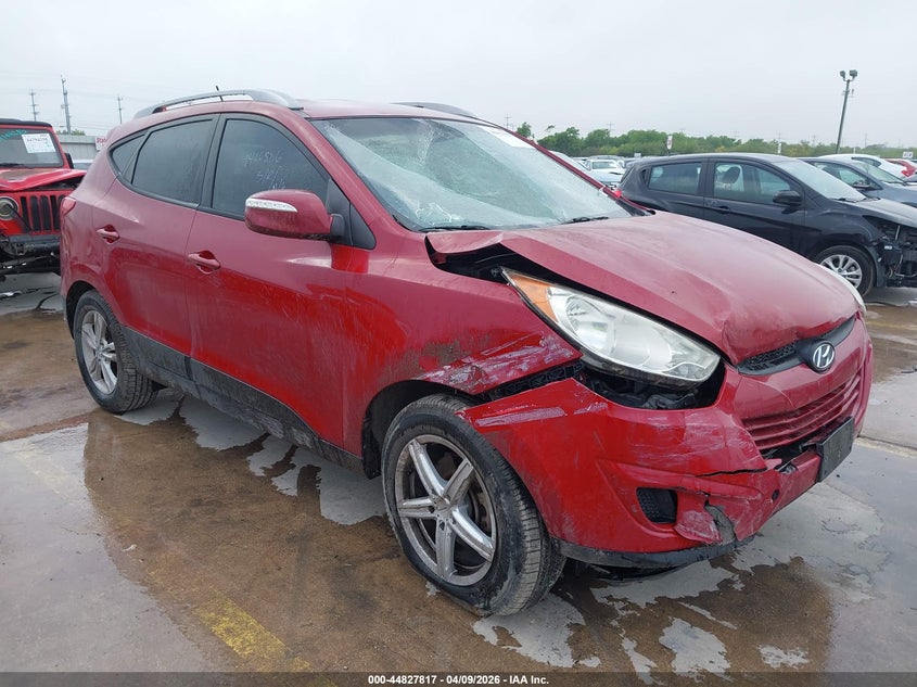 2012 Hyundai Tucson VIN KM8JUCAC4CU338562 IAAI salvage auction — FRONT END, Original (Texas), sold $1,100 on 2026-07-06 (photo 1)