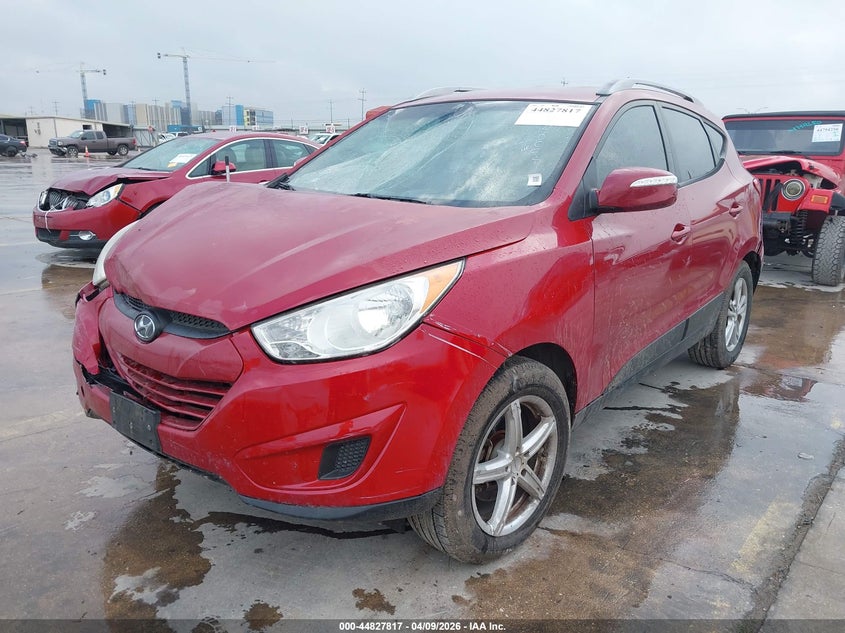2012 Hyundai Tucson VIN KM8JUCAC4CU338562 IAAI salvage auction — FRONT END, Original (Texas), sold $1,100 on 2026-07-06 (photo 2)