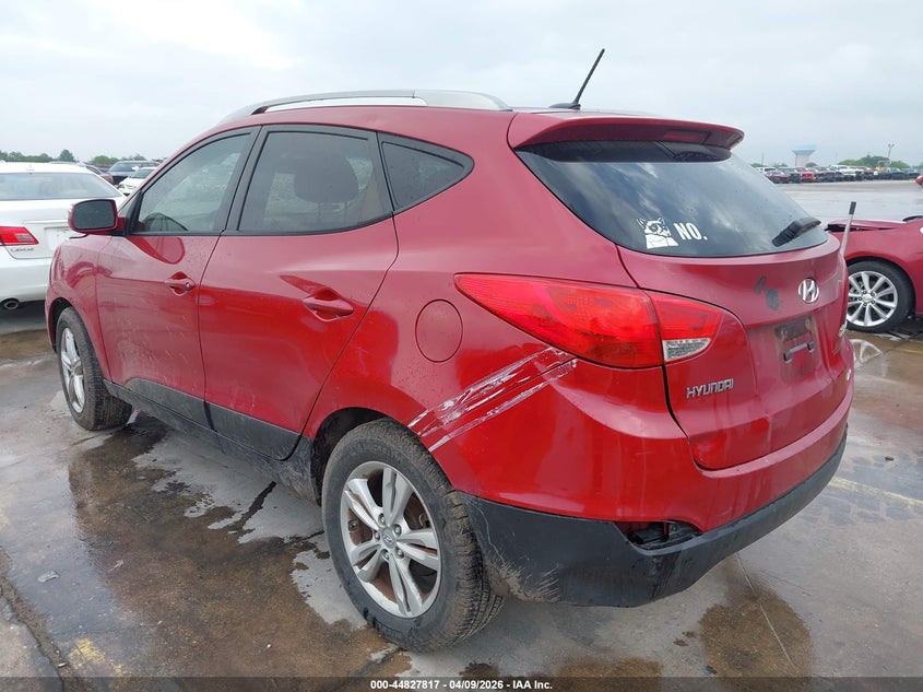 2012 Hyundai Tucson VIN KM8JUCAC4CU338562 IAAI salvage auction — FRONT END, Original (Texas), sold $1,100 on 2026-07-06 (photo 3)