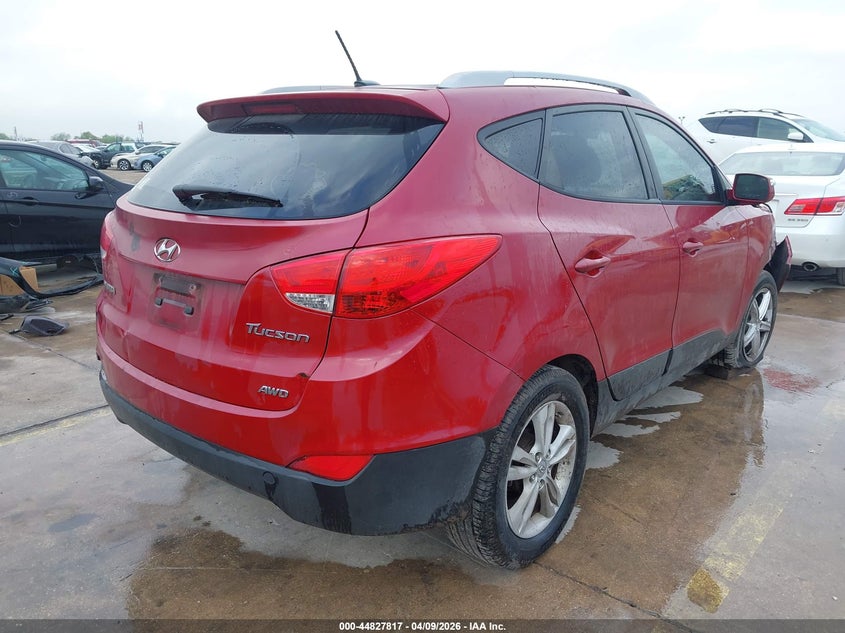 2012 Hyundai Tucson VIN KM8JUCAC4CU338562 IAAI salvage auction — FRONT END, Original (Texas), sold $1,100 on 2026-07-06 (photo 4)