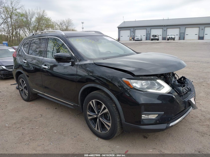 2018 Nissan Rogue VIN JN8AT2MVXJW321768 IAAI salvage auction — FRONT END, Clear (Indiana), sold $3,350 on 2026-07-22 (photo 1)
