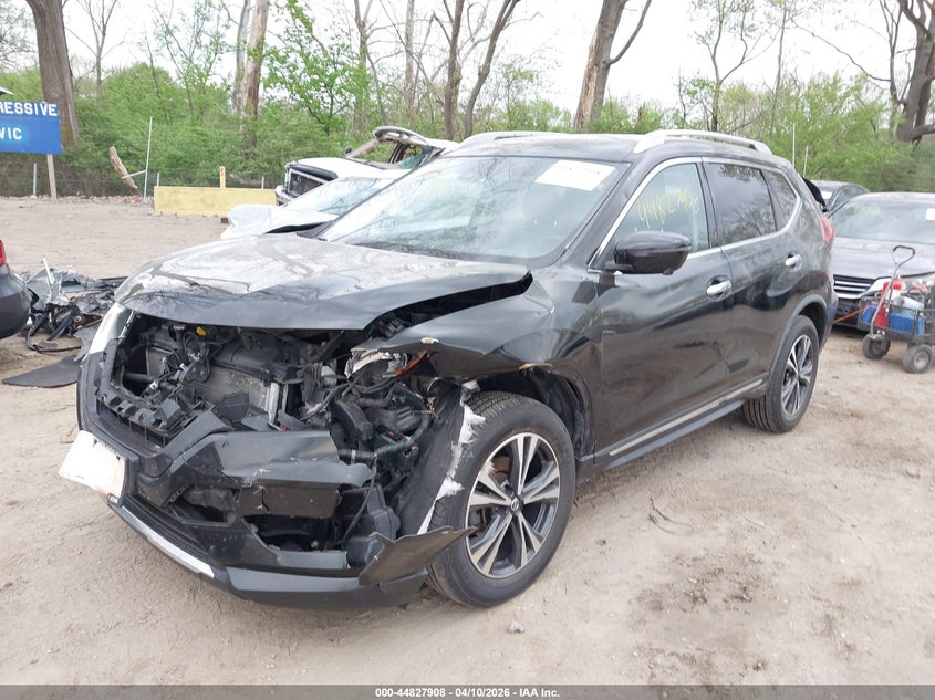 2018 Nissan Rogue VIN JN8AT2MVXJW321768 IAAI salvage auction — FRONT END, Clear (Indiana), sold $3,350 on 2026-07-22 (photo 2)