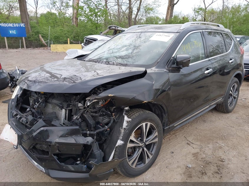 2018 Nissan Rogue VIN JN8AT2MVXJW321768 IAAI salvage auction — FRONT END, Clear (Indiana), sold $3,350 on 2026-07-22 (photo 6)