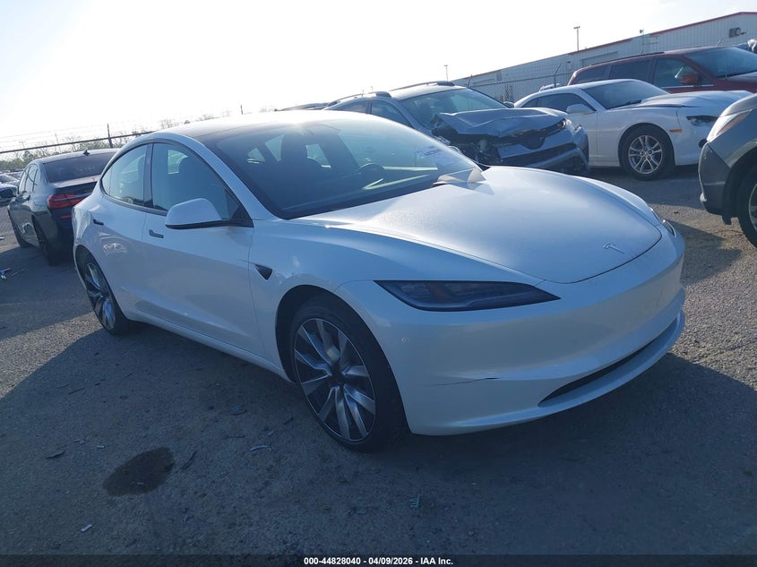 2025 Tesla Model 3 VIN 5YJ3E1EA3SF034444 IAAI salvage auction — UNDERCARRIAGE, Salvage Title, sold $13,100 on 2026-07-26 (photo 1)