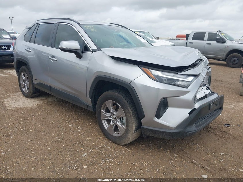 2025 Toyota Rav 4 VIN JTMRWRFV6SJ074517 IAAI salvage auction — FRONT & REAR, Salvage (Texas), sold $10,250 on 2026-07-13 (photo 1)
