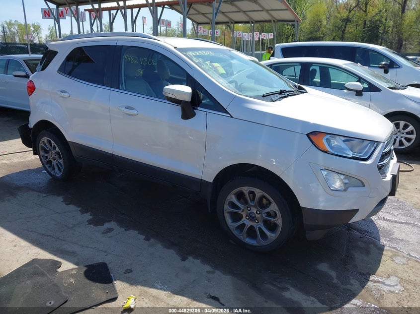 2019 Ford Ecosport VIN MAJ6S3KL0KC280698 IAAI salvage auction — REAR END, Salvage - Greater Than 75% (Maryland), sold $1,800 on 2026-07-16 (photo 1)