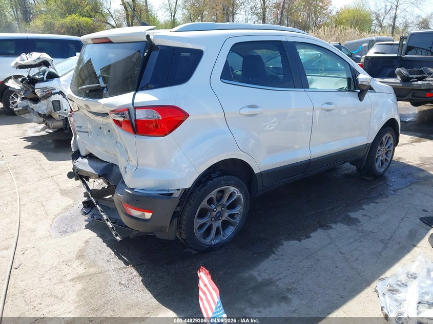 2019 Ford Ecosport VIN MAJ6S3KL0KC280698 IAAI salvage auction — REAR END, Salvage - Greater Than 75% (Maryland), sold $1,800 on 2026-07-16 (photo 4)