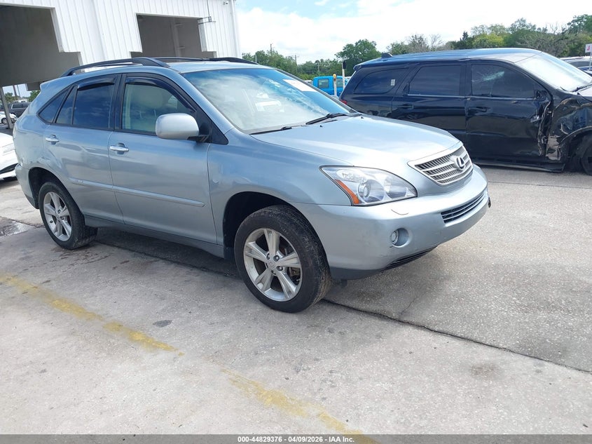 2008 Lexus Rx VIN JTJGW31U182008346 IAAI salvage auction — LEFT REAR, Rebuildable (Florida), sold $1,350 on 2026-07-08 (photo 1)
